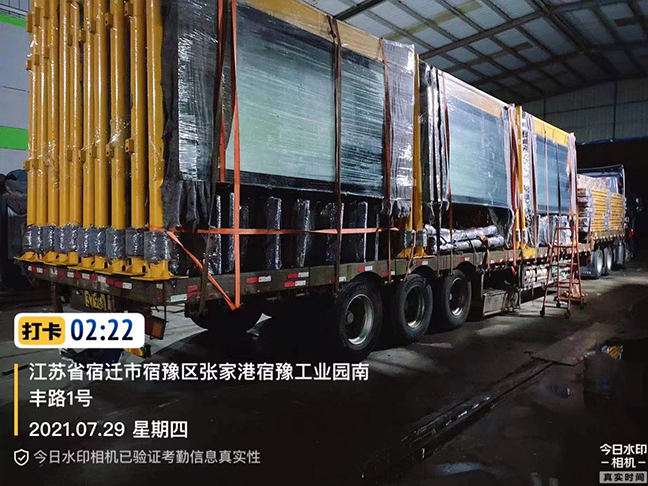 陝西公交站台候車亭發（fā）貨