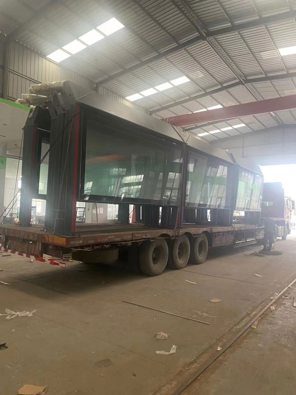 武漢江夏候車亭發貨圖（tú）