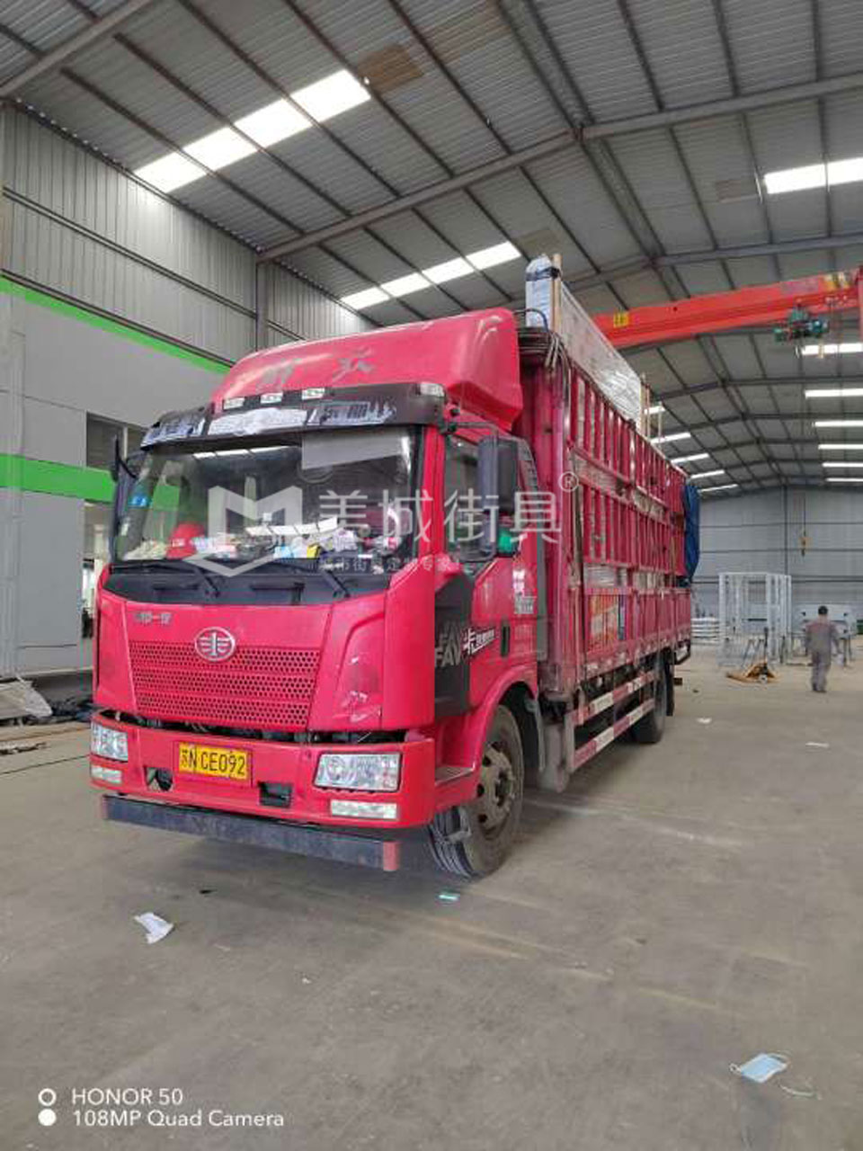 2022.8.26美城（chéng）街具供應（yīng）廣（guǎng）東（dōng）惠州候車亭發貨記錄