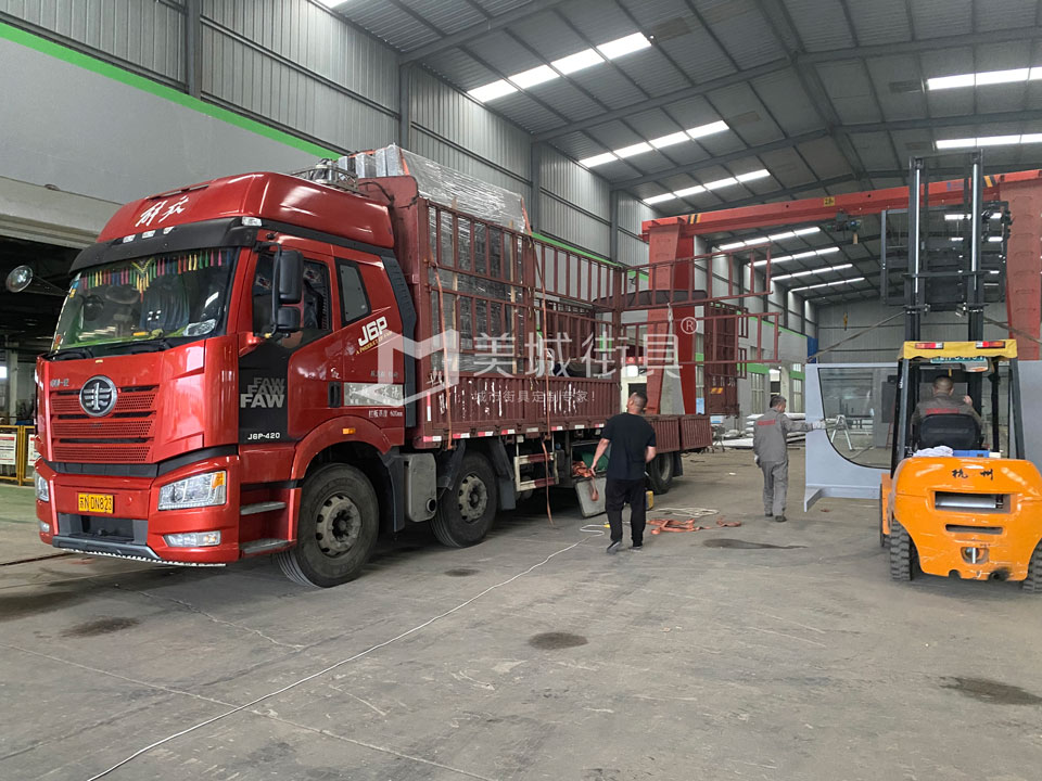 2022.8.30美城街具供應（yīng）甘肅定（dìng）西候車（chē）亭發貨記錄