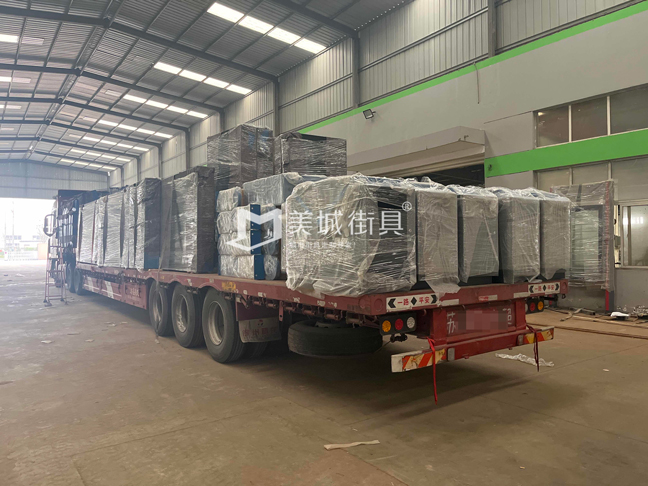 2023.11.16美（měi）城街（jiē）具供（gòng）應新疆哈密候車亭發貨記錄